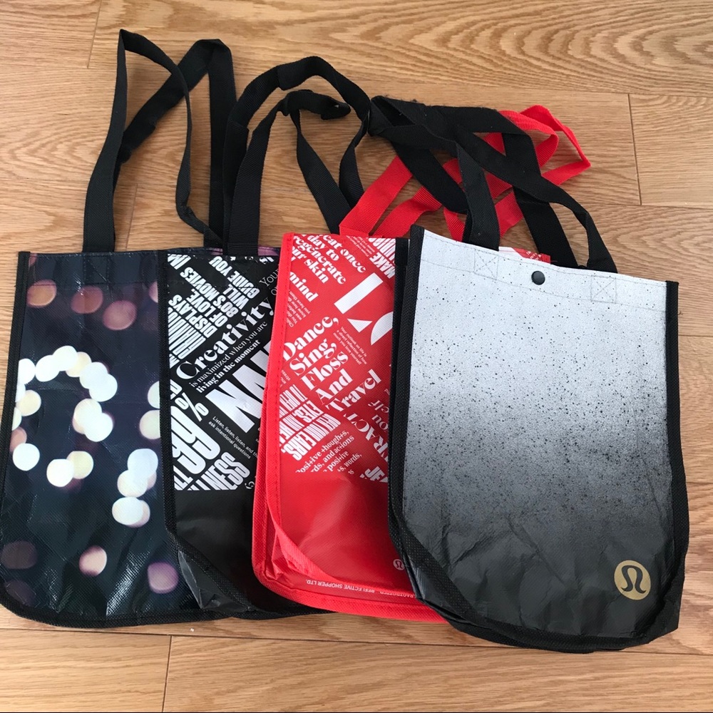 4 Lululemon Reusable Bags